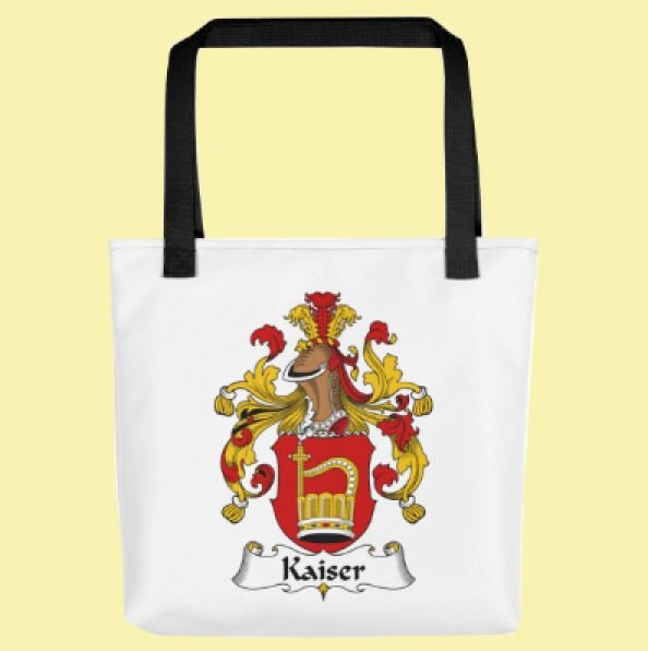 Image 0 of Your German Coat of Arms Surname Double Sided Polyester Custom Tote Bag