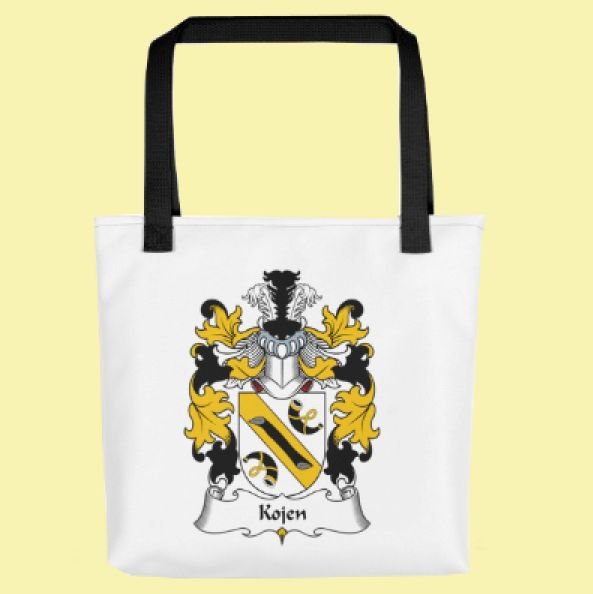 Image 0 of Your Polish Coat of Arms Surname Double Sided Polyester Custom Tote Bag
