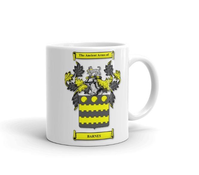 Image 3 of Your Coat of Arms Surname Double Sided Ceramic Mugs Set of 2