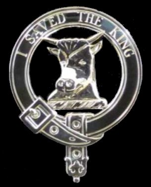 Image 0 of Turnbull Clan Badge Polished Sterling Silver Turnbull Clan Crest