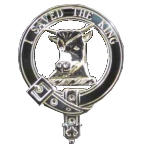 Image 1 of Turnbull Clan Badge Polished Sterling Silver Turnbull Clan Crest