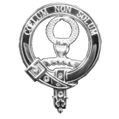 Image 1 of Stevenson Clan Badge Polished Sterling Silver Stevenson Clan Crest