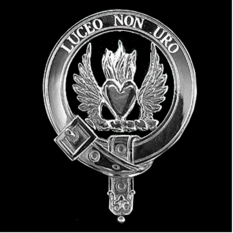Image 0 of Smith Clan Badge Polished Sterling Silver Smith Clan Crest