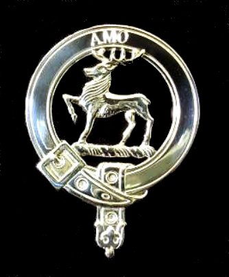 Image 0 of Scott Clan Badge Polished Sterling Silver Scott Clan Crest