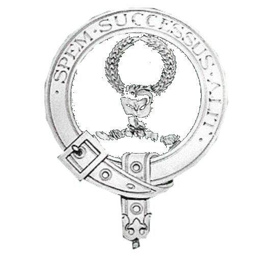 Image 1 of Ross Clan Badge Polished Sterling Silver Ross Clan Crest