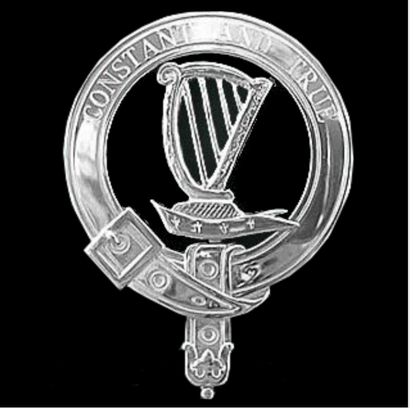 Image 0 of Rose Clan Badge Polished Sterling Silver Rose Clan Crest