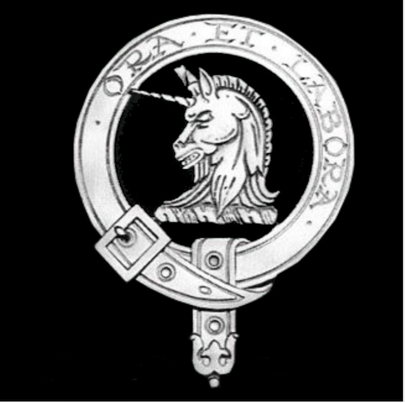Image 0 of Ramsay Clan Badge Polished Sterling Silver Ramsay Clan Crest