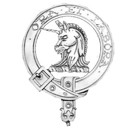 Image 1 of Ramsay Clan Badge Polished Sterling Silver Ramsay Clan Crest