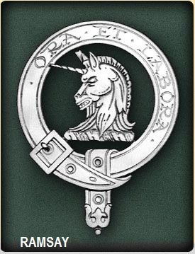 Image 2 of Ramsay Clan Badge Polished Sterling Silver Ramsay Clan Crest
