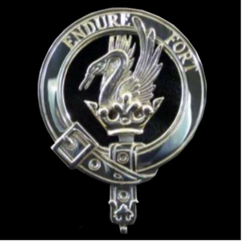 Image 0 of Lindsay Clan Badge Polished Sterling Silver Lindsay Clan Crest