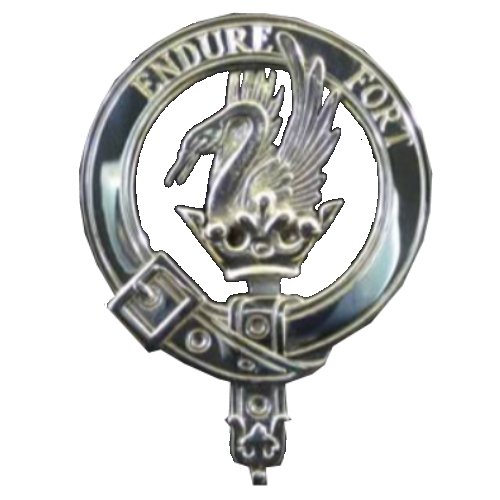 Image 1 of Lindsay Clan Badge Polished Sterling Silver Lindsay Clan Crest