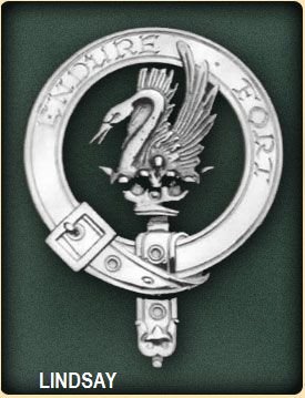 Image 2 of Lindsay Clan Badge Polished Sterling Silver Lindsay Clan Crest