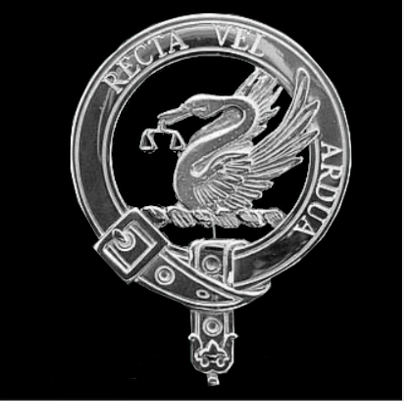 Image 3 of Lindsay Clan Badge Polished Sterling Silver Lindsay Clan Crest