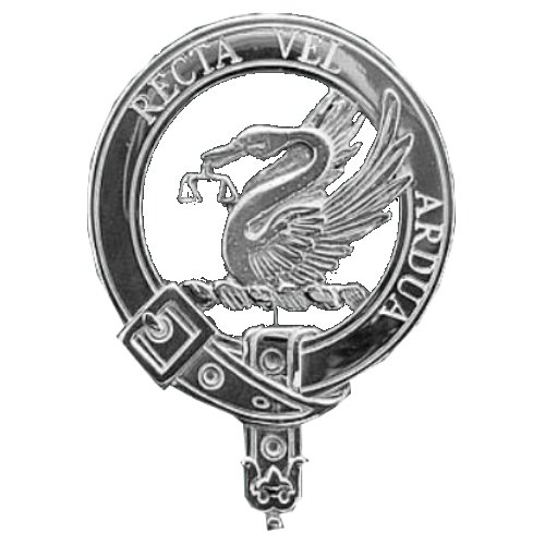 Image 4 of Lindsay Clan Badge Polished Sterling Silver Lindsay Clan Crest
