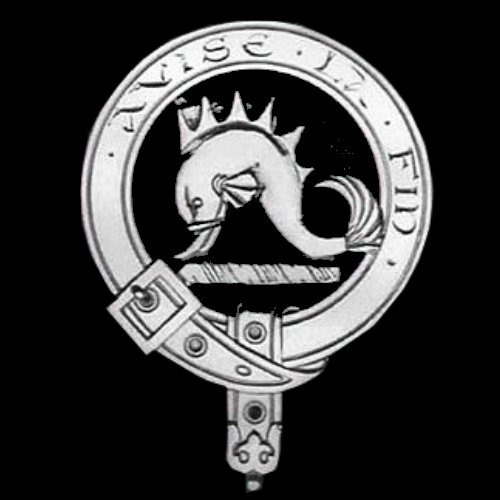 Image 0 of Kennedy Clan Badge Polished Sterling Silver Kennedy Clan Crest