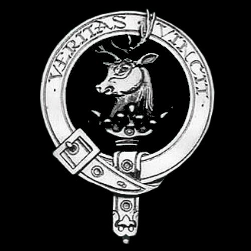 Image 0 of Keith Clan Badge Polished Sterling Silver Keith Clan Crest
