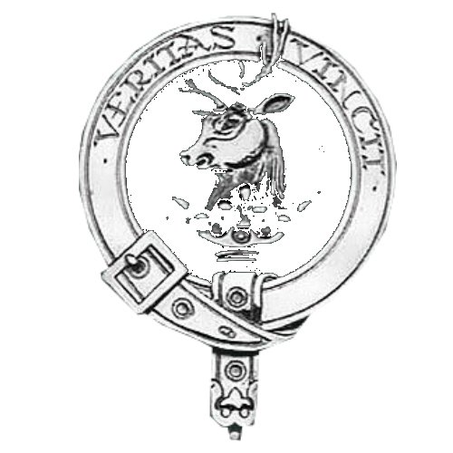 Image 1 of Keith Clan Badge Polished Sterling Silver Keith Clan Crest