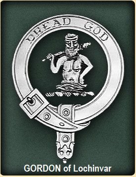 Image 2 of Gordon Of Lochinvar Clan Badge Polished Sterling Silver Gordon Clan Crest