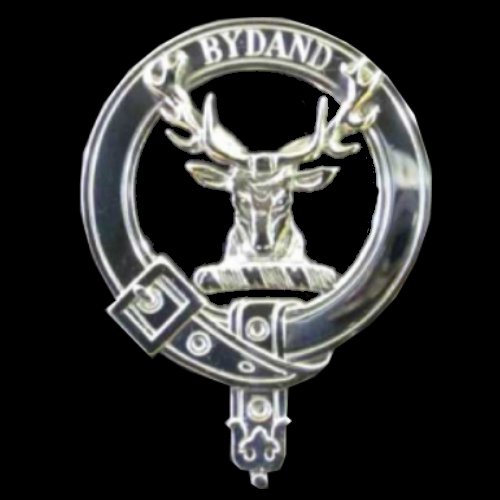 Image 0 of Gordon Clan Badge Polished Sterling Silver Gordon Clan Crest