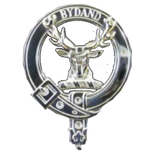 Image 1 of Gordon Clan Badge Polished Sterling Silver Gordon Clan Crest