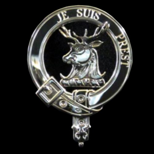 Image 0 of Fraser Of Lovat Clan Badge Polished Sterling Silver Fraser Clan Crest