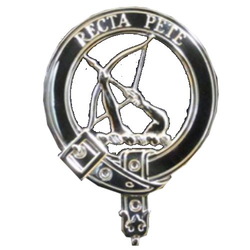 Image 1 of Fletcher Clan Badge Polished Sterling Silver Fletcher Clan Crest