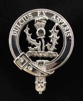 Image 0 of Ferguson Clan Badge Polished Sterling Silver Ferguson Clan Crest
