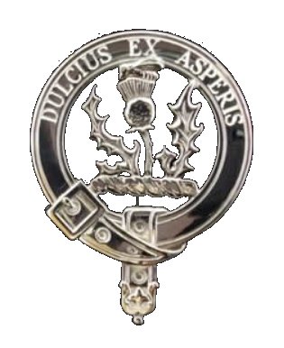Image 1 of Ferguson Clan Badge Polished Sterling Silver Ferguson Clan Crest