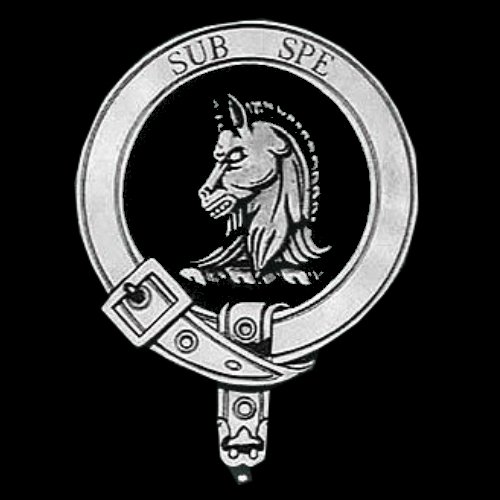 Image 0 of Dunbar Clan Badge Polished Sterling Silver Dunbar Clan Crest