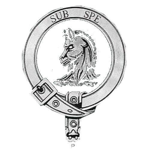Image 1 of Dunbar Clan Badge Polished Sterling Silver Dunbar Clan Crest
