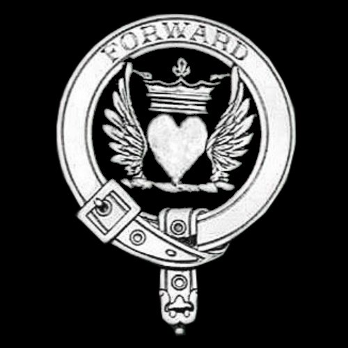 Image 3 of Douglas Clan Badge Polished Sterling Silver Douglas Clan Crest