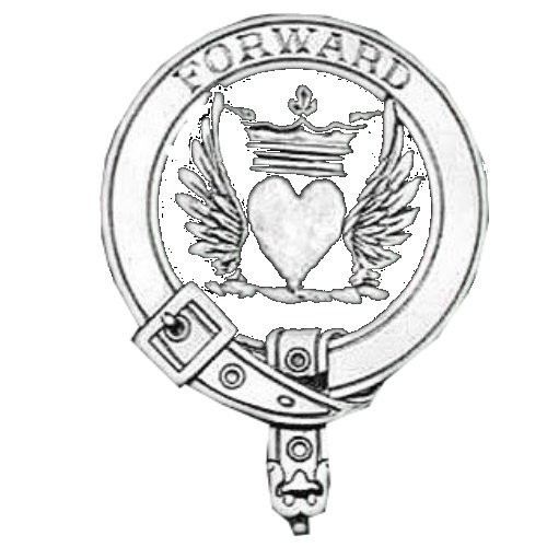 Image 4 of Douglas Clan Badge Polished Sterling Silver Douglas Clan Crest