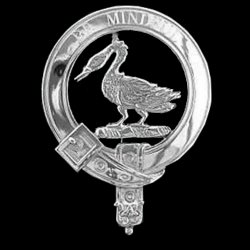 Campbell Of Cawdor Clan Badge Polished Sterling Silver Campbell Clan Crest