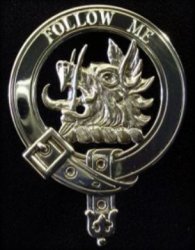 Campbell Of Breadalbane Clan Badge Polished Sterling Silver Campbell Clan Crest