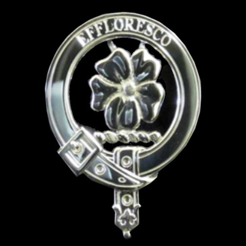Image 0 of Cairns Badge Polished Sterling Silver Cairns Crest