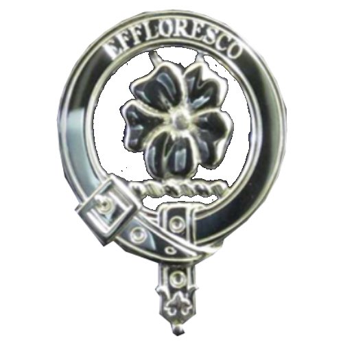 Image 1 of Cairns Badge Polished Sterling Silver Cairns Crest