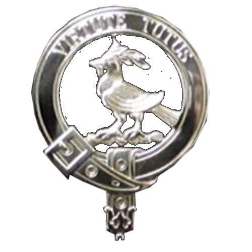 Image 1 of Blair Of Balthoyoc Clan Badge Polished Sterling Silver Blair Clan Crest