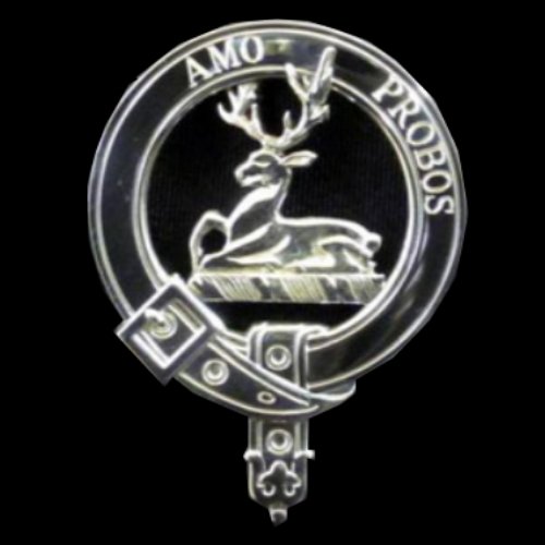 Image 0 of Blair Clan Badge Polished Sterling Silver Blair Clan Crest