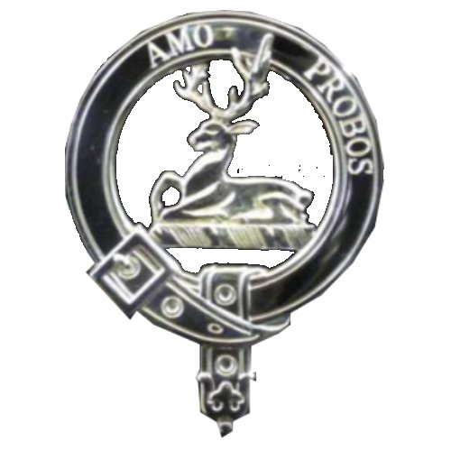 Image 1 of Blair Clan Badge Polished Sterling Silver Blair Clan Crest