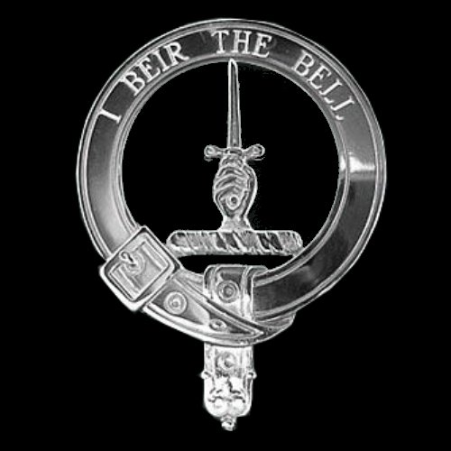 Image 0 of Bell Clan Badge Polished Sterling Silver Bell Clan Crest