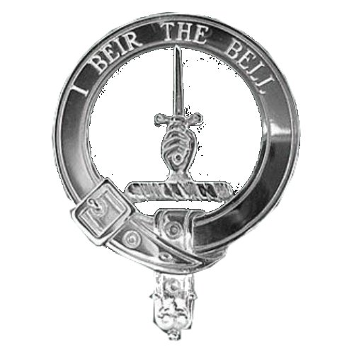 Image 1 of Bell Clan Badge Polished Sterling Silver Bell Clan Crest