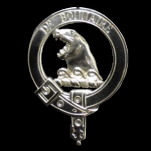 Image 0 of Beaton Badge Polished Sterling Silver Beaton Crest