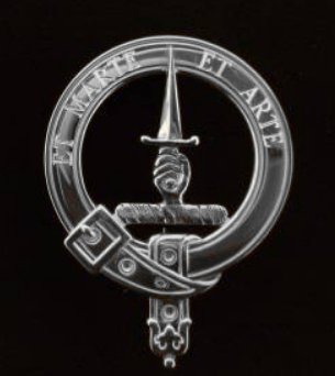Image 0 of Bain Clan Badge Polished Sterling Silver Bain Clan Crest