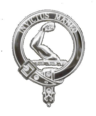 Image 1 of Armstrong Clan Badge Polished Sterling Silver Armstrong Clan Crest