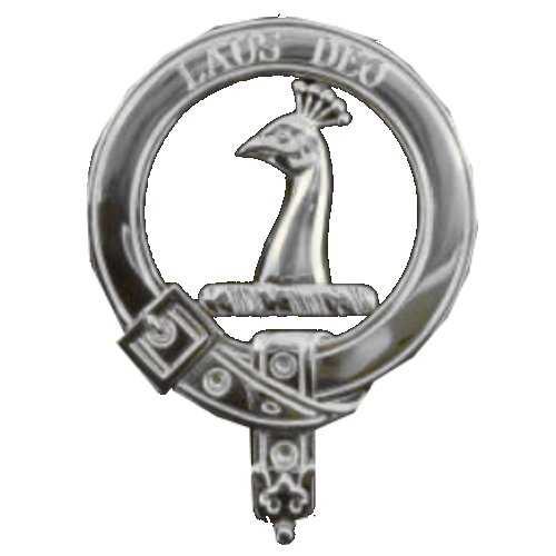 Image 1 of Arbuthnot Clan Badge Polished Sterling Silver Arbuthnot Clan Crest