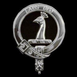 Arbuthnot Clan Badge Polished Sterling Silver Arbuthnot Clan Crest