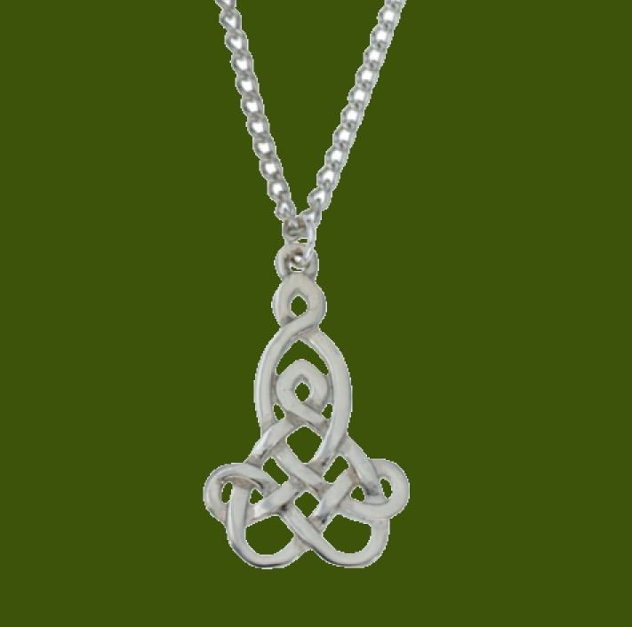 Image 0 of Mother And Child Celtic Interwoven Knotwork Stylish Pewter Pendant