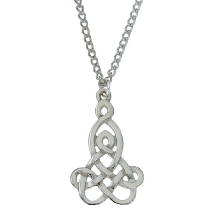 Image 1 of Mother And Child Celtic Interwoven Knotwork Stylish Pewter Pendant