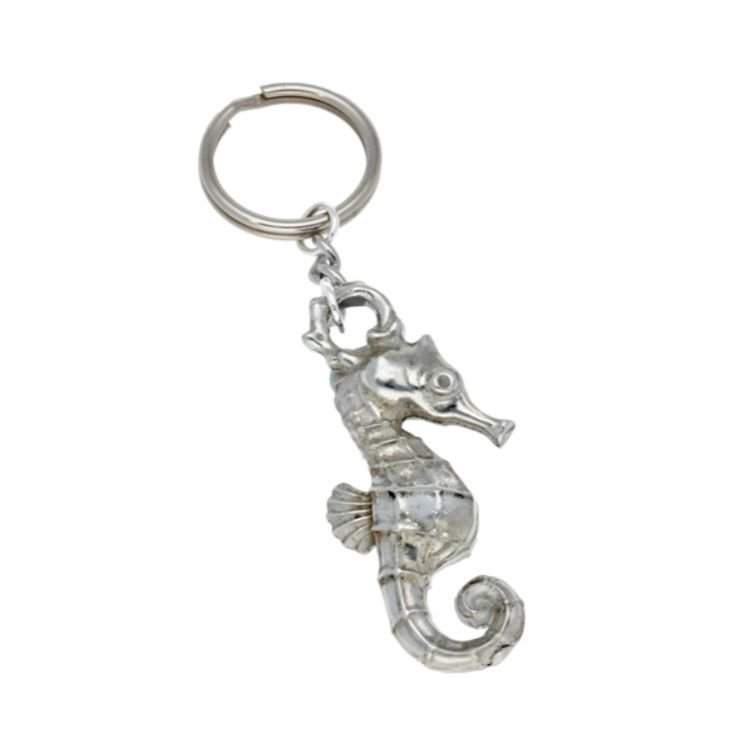 Image 1 of Seahorse Handbag Accessory Stylish Pewter Charm
