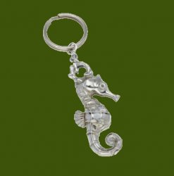 Seahorse Handbag Accessory Stylish Pewter Charm